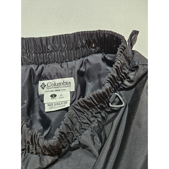Vintage Columbia Sportswear Snow Pants Mens Size Large Black Light Weight - Picture 5 of 8